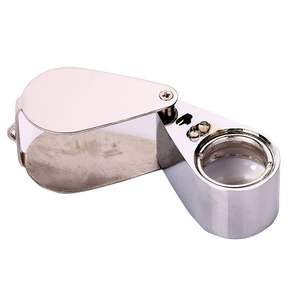 Mg21007 Triplet Lens Diamant Vergrootglas, Opvouwbare Metalen Juweliers Eye Loupes 30X21Mm - Product Image 2