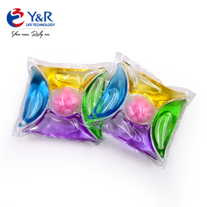 Cápsulas de Detergente 5 <span class=keywords><strong>en</strong></span> 1 para Lavar Ropa Gel Limpiador Amarillo Suavizante MOQ Bajo Aceptable - Product Image 6