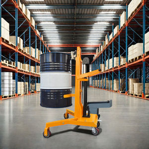Apilador de tambor Venta directa de fábrica Fácil operación Vertical 450kg <span class=keywords><strong>Mini</strong></span> elevador de tambor de aceite hidráulico manual - Product Image 6