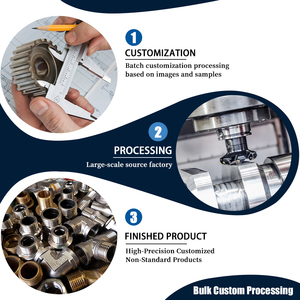 Services d'usinage CNC de haute précision : Engrenages à vis sans fin en acier inoxydable/titane, électroérosion à fil, perçage, brochage, revêtement PVD, emboutissage profond - Product Image 5