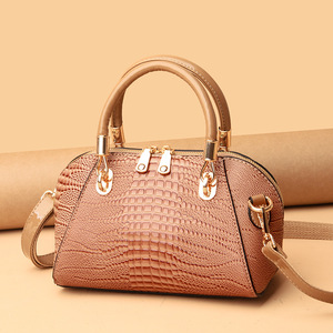 Bolso de mano con diseño de cocodrilo, Moda de Nueva calidad, bolsos de diseñador de cuero Pu para mujer, bandolera de hombro de lujo Vintage - Product Image 1