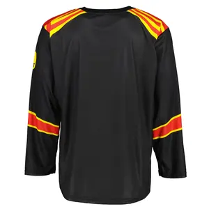Roupa do hockey do gelo personalizado, moletom suéter brynas se camisa de hóquei do gelo suécia