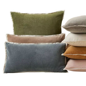 Fundas de cojín de sofá para el hogar, fundas de almohada decoradas de terciopelo y algodón clásico, aspecto informal, venta al por mayor - Product Image 1