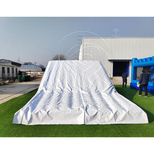 Durable Commercial Grade PVC Inflatable Trampoline <b>Mat</b> BMX Stunt Jump <b>Safety</b> Airbag with 300-500kg Capacity Portable Design - Product Image 5