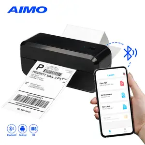Aimo AM-243 यूएसबी ब्लू टूथ 110mm 4 इंच लेबल स्टीकर प्रिंटर 4*6 शिपिंग लेबल आदेश प्रिंटर