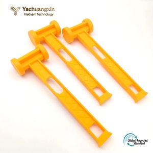 Martillos de Plástico Amarillos para Exteriores, Juego de Herramientas para Clavar Estacas en Tiendas de Campaña - Product Image 5