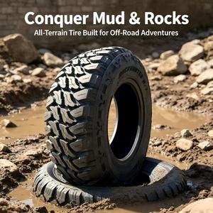ยางเรเดียล ROCKHUNTER LT265/65R17 4x4 สำหรับรถ SUV และรถกระบะ  สำหรับทุกสภาพถนน  คุณภาพสูง ได้รับการรับรอง DOT/ECE พร้อมการรับประกัน 3 ปี - Product Image 1