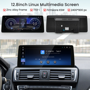 HFmidia 2026 ระบบลินุกซ์ใหม่ 10.25 นิ้ว หน้าจอบาง สำหรับ BMW ซีรีส์ 1 F20 F21 เครื่องเล่นวิดีโอในรถยนต์แบบไร้สาย CarPlay - Product Image 6