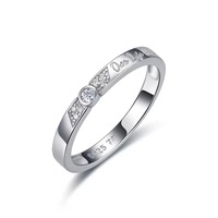 Bague Éternité Femme en Argent Sterling S925 Plaqué Or 18K avec Moissanite de Laboratoire Couleur D Entièrement Sertie et Sertissage Clos