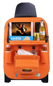 Organizador de asiento de coche de cuero PU, con bolsillo para basura, Universal, novedad, 2019 - Product Image 6