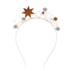 إكسسوارات شعر للفتيات، هدية عيد ميلاد، عصابة رأس، طوق شعر، عصابات رأس للحفلات، نجمة خماسية، إكسسوارات شعر للفتيات - Product Image 4