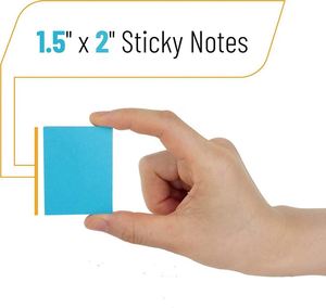 Notas Adhesivas Fluorescentes Personalizadas de 38*50MM, Planificador, Notas Decorativas, Adhesivos para Mensajes, Material Escolar, Regreso a Clases - Product Image 2