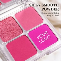 Palette de fards à joues haute définition effet mat non gras, marque privée OEM ODM, végétalien, sans cruauté, spécialiste professionnel de l'usine de beauté
