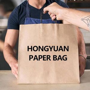 Sacs à pain et à hamburgers en papier kraft biodégradable et recyclable, fabriqués avec des matériaux recyclés écologiques, qualité alimentaire, Flexiloop - Product Image 6
