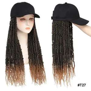 Julianna Hair Wholesale Factory Synthetic Bomb Twist Baseball Cap Wig Bomb Twist Hat Wigs