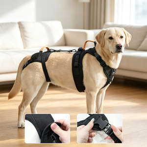 <b>Pet</b> Dog <b>Harness</b> with Handle for Medium Large Senior Dogs Arthritis Injuries Walking Support Helper Adjustable <b>Pet</b> Lift <b>Harness</b> - Product Image 2