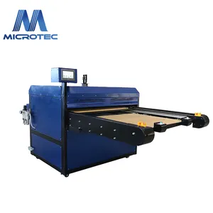 Microtec ısı basın makinesi 80x100cm ve 100x120cm geniş formatlı süblimasyon ısı basın