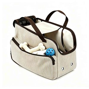 Sac de transport pour chien, petit sac à main de voyage pour chat, sac à nourriture pour animaux de compagnie, sac à déjections pour chat, sac fourre-tout, porte-chien, sac à bandoulière approuvé par les compagnies aériennes - Product Image 2