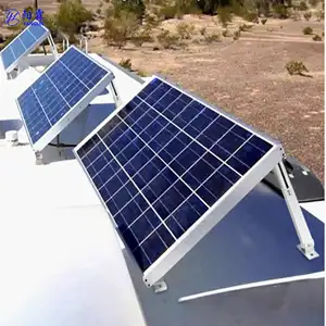 Solar Pv Tilt Ajustável Perna Dianteira Perna Traseira para montagem do módulo solar único