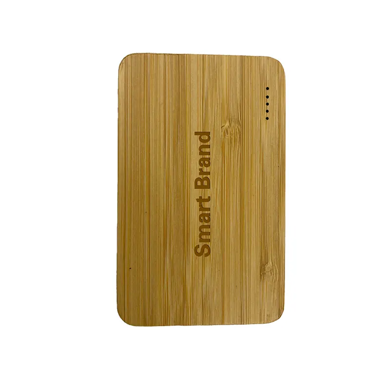 2021 best gifts wholesale top quality 5000mah power bank wood bamboo eco-friendly powerbank for cell phone