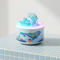Nuevo Humidificador de Escritorio con Forma de Coral Creativo, Difusor de Aroma Ultrasónico con Control Remoto, Máquina de Aromaterapia