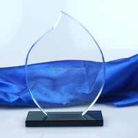 Mini gobelet en cristal vierge, plaque pour certificat, bon marché, 2 pièces