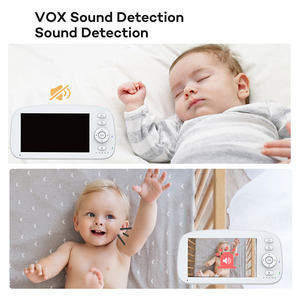 BM5G08L Baby Monitor 720P HD Screen RF 2.4GHz FHSS No Delay <strong>IR</strong> Night Version LED Multi Functional Baby Monitor with <strong>Camera</strong> - Product Image 5