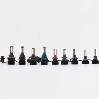 Vente chaude X7 V7 6000k 10000lm COB Puce LED Ampoule de phare 4 faces H1 H11 H7 12V Lumière blanche État neuf