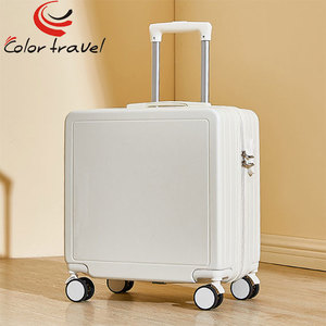 <span class=keywords><strong>Valigia</strong></span> Unisex da 18 Pollici in ABS, <span class=keywords><strong>Dimensioni</strong></span> Ridotte, Resistente, con 4 Ruote Girevoli, Serratura, Impermeabile, Leggera, Alla Moda per Viaggi - Product Image 4