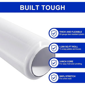 Surface texturée antidérapante douce Film étirable industriel LLDPE Charges instables Enveloppe de processus de coulée de préhension sécurisée - Product Image 2