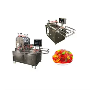 Pizza De Hamburgo Dupla Cores Gummy Machine Jelly Candy Making Machine