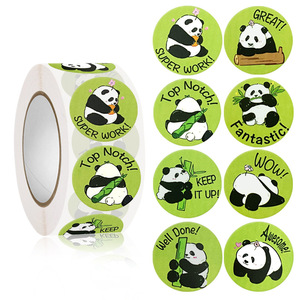 Etiqueta autoadhesiva aceptable de múltiples diseños promocionales, pegatinas personalizadas privadas, paquete de pegatinas baratas - Product Image 1