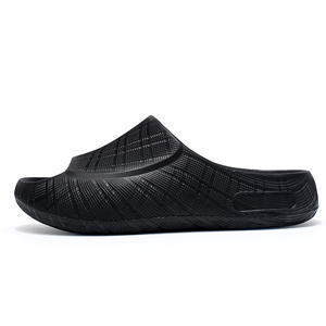 Women Beige EVA Open Toe Slides Breathable Mesh Lining Summer Indoor <b>Slippers</b> - Product Image 2