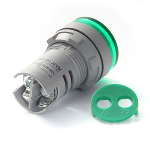 AD101-22VM 6v-600v पीले गोल प्रकार प्लास्टिक के नेतृत्व वाले सूचक वोल्टमीटर पायलट प्रकाश - Product Image 2