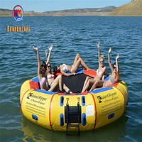 Trampolín Acuático Inflable de PVC Profesional para Niños de 2 a 4 Años, Equipo de Juego Acuático Personalizado de Fábrica