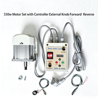 Kit de Motor Servo Dividido de 550W con Perilla de Velocidad Externa y Controlador de Avance-Retroceso Externo, Diseño de Control Externo Dividido