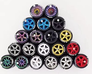 Ruedas <span class=keywords><strong>de</strong></span> Aleación Premium <span class=keywords><strong>de</strong></span> 5 Estrellas para Autos a Escala 1/64, 10.8mm 12.8mm, Ruedas <span class=keywords><strong>de</strong></span> Goma 1/64, Lote <span class=keywords><strong>de</strong></span> Ruedas y Neumáticos Metálicos 1/64 - Product Image 6