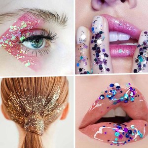 2026 Eco-friendly Non-Toxic Christmas Gel Nails Reflective Shinning Laser Pigment Gold Silver <strong>Red</strong> Green Blue <strong>Glitter</strong> Factory - Product Image 4