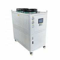 Refroidisseur d'eau industriel à air refroidi Honeywell R32/R407C/R404A/R134A, système 3 tonnes, glycol