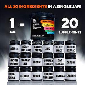 人参アストラガルスL-アルギニンエネルギーおよびホルモンサポートのためのOEM/ODM有機黒マカ食品サプリメント - Product Image 3