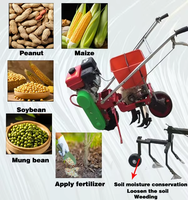Semoir multifonctionnel à essence pour céréales, arachides, fèves de maïs, engrais, machines agricoles, semoir intégré