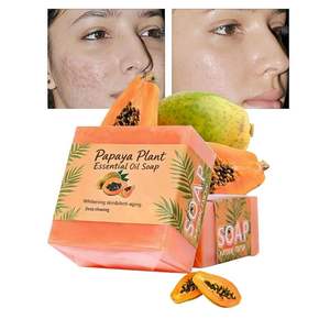 Органическое отбеливающее мыло с экстрактом койевой кислоты и папайи для осветления кожи - Product Image 1