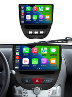 MEKEDE Car-play 4 cœurs GPS Navigation Multimédia Automobile 2+32 Go Android Auto Autoradio pour Peugeot 107 2005-2014