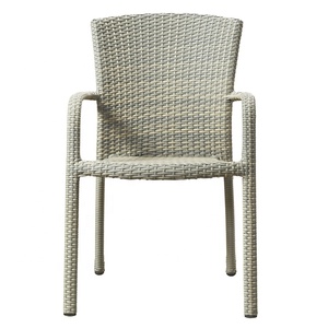 Bianco moderno Patio <span class=keywords><strong>vimini</strong></span> 5 pezzi Set da pranzo mobili giardino esterno portico in alluminio Rattan tavolo e 4 posti sedie - Product Image 3