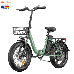 จักรยานไฟฟ้าพับได้ EU Stock รุ่น LOOKRUN U20 ขนาด 20 นิ้ว ยางใหญ่ 36V 15.6Ah พับเก็บได้ ใส่ในท้ายรถได้ เหมาะสำหรับการเดินทางและการจัดเก็บ - Product Image 1
