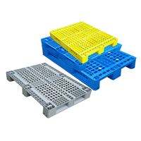 Palette en plastique HDPE robuste 1200x1000x150mm avec entrée quatre directions pour la logistique d'entrepôt, le stockage et la fabrication industrielle