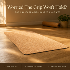 <span class=keywords><strong>Tapis</strong></span> de yoga en liège naturel écologique, logo personnalisé, épaisseur 4 mm, 5 mm, 6 mm, <span class=keywords><strong>antidérapant</strong></span>, pliable, pour Pilates, fitness, gym, vente en gros - Product Image 6