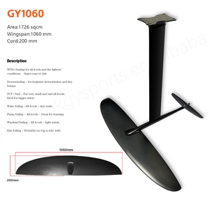GY1060 Accessoire de planche de surf pour sports nautiques en hydroptère entièrement en carbone de 1726 m² pour le kitesurf - Product Image 1