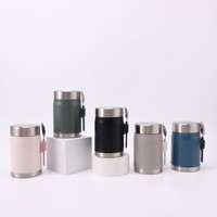 2026 Emerit En gros, Meilleures ventes, Boîte repas isotherme portable sous vide en acier inoxydable 304 de qualité alimentaire 400 ml avec logo personnalisé