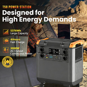 Station d'énergie solaire tout-en-un 3000W avec système de batterie extensible et panneaux solaires pour usage domestique d'urgence - Product Image 5